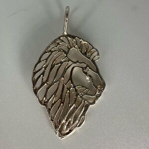 Sterling Silver Lion Pendant